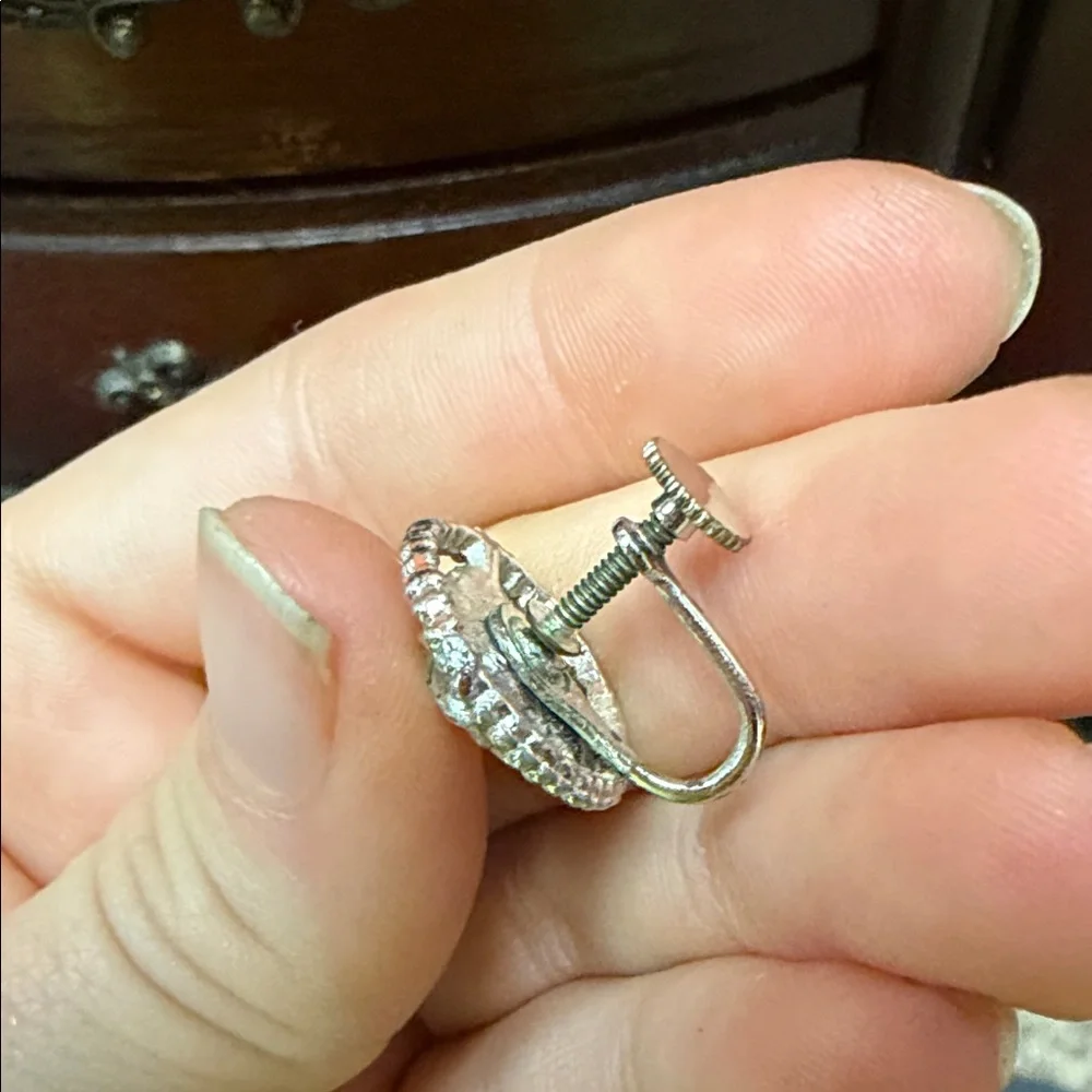 Vintage screw on earrings Jewelry Set - Picture 7 of 9